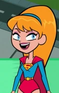 Meredith Salinger as Supergirl in Teen Titans Go! To the Movies.