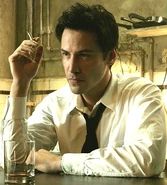 Keanu Reeves as John Constantine in the live-action film Constantine (2005).