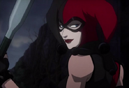 Hynden Walch as the voice of Harley Quinn in Batman: Assault on Arkham (2014)