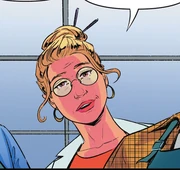 Ms. Taylor as she appears in the comics.