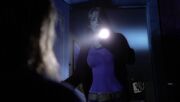Lois finds Chloe with her wrists cut asking for help.