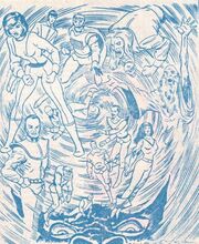 The Phantom Zone in the comics.