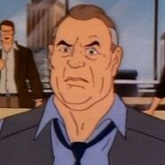 Stanley Ralph Ross as the voice Perry White in Superman (Ruby-Spears).