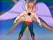 Jack Angel as the voice of Hawkman in Super Friends.