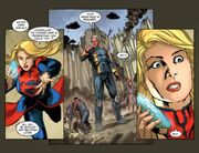 Kara receives a communication regarding Clark.