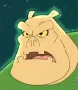 John DiMaggio as the voice of Kilowog in Duck Dodgers.