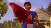 Clark receives a red cape in Action.