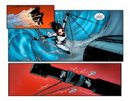 Diana using a chain as a weapon.