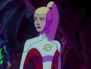 Kari Wahlgren as the voice of Saturn Girl in Young Justice (2021-)