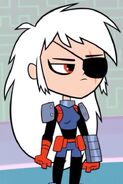 Pamela Adlon as the voice of Rose Wilson in Teen Titans Go!.