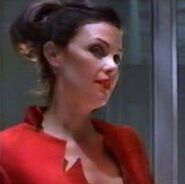 Sherilyn Fenn as Dr. Harleen Quinzel in the unaired pilot episode of Birds of Prey.