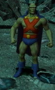 Daniel Riordan as the voice of Martian Manhunter in Justice League Heroes (2006).