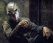 Lucas Wolf as "The Man in Iron Mask" in The Flash (2016)