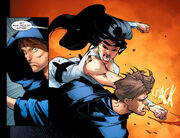 Diana attacks Faust.