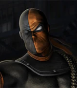 Patrick Seitz as the voice of Deathstroke in Mortal Kombat vs. DC Universe.