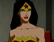 Maggie Q as the voice of Wonder Woman in Young Justice.