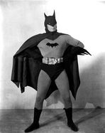 Lewis Wilson as Bruce Wayne/Batman in the serial Batman (1943).