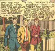 Mrs. Ross and her family as they appears in the comics.