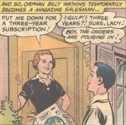 Billy Watkins as he appears in the comics.