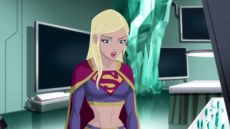 Molly Quinn as Supergirl in Superman: Unbound (2013).