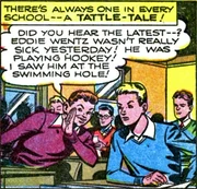Gabby Peale gossips about Eddie Wentz.