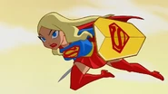 Joanne Spracklen as Supergirl in Justice League Action (2018).
