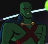 Nicholas Guest as the voice of Martian Manhunter in Batman: The Brave and the Bold (2011).