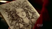 Lex's sketch of Kara.