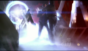 The black crystal opens the portal to the Phantom Zone.