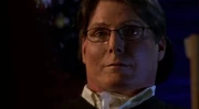 Dr. Swann delivers Jor-El's message to Clark.
