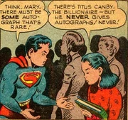 Mary from Adventure Comics #121 as she appears in the comics.