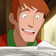 David Kaufman as the voice of Jimmy Olsen in Superman vs. The Elite.