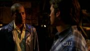 Martian Manhunter warns Clark about Kara.