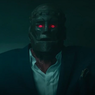 Riley Shanahan as The Brain (using Robotman's body) in Doom Patrol (2021-2022)