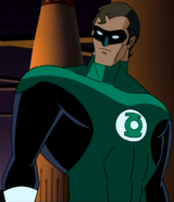 Adam Baldwin as the voice of Hal Jordan/Green Lantern in Justice League Unlimited.