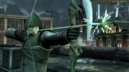 Stephen Amell as the voice of Oliver Queen/The Arrow (DLC Skin) in Injustice: Gods Among Us.