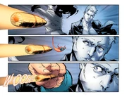 Superman saves Steve's life.