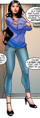 Diana in a civilian attire.