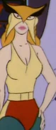 Shannon Farnon and Janet Waldo as the voice of Shayera Hol/Hawkgirl in Super Friends.