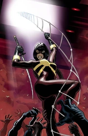 Tatsu Yamashiro/Katana as she appears in the comics.