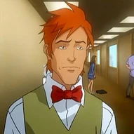 Matthew Gray Gubler as the voice of Jimmy Olsen in All-Star Superman.