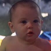 Lee Quigley as baby Kal-El in Superman: The Movie (1978).