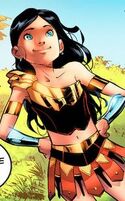 Diana as a pre-teenager.