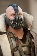 Tom Hardy as Bane in The Dark Knight Rises.