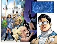 Clark uses his X-ray vision under his glasses in "Olympus".