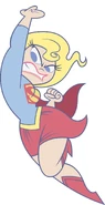 Supergirl as seen in Super Best Friends Forever (2012).