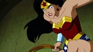 Susan Eisenberg as the voice of Wonder Woman in Justice League: Doom.