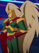 Troy Baker as the voice of Katar Hol/Hawkman in Justice League Action