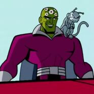 Richard McGonagle as the voice of Brainiac in Batman: The Brave and the Bold.