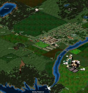 A map of Smallville, from smallville.warnerbros